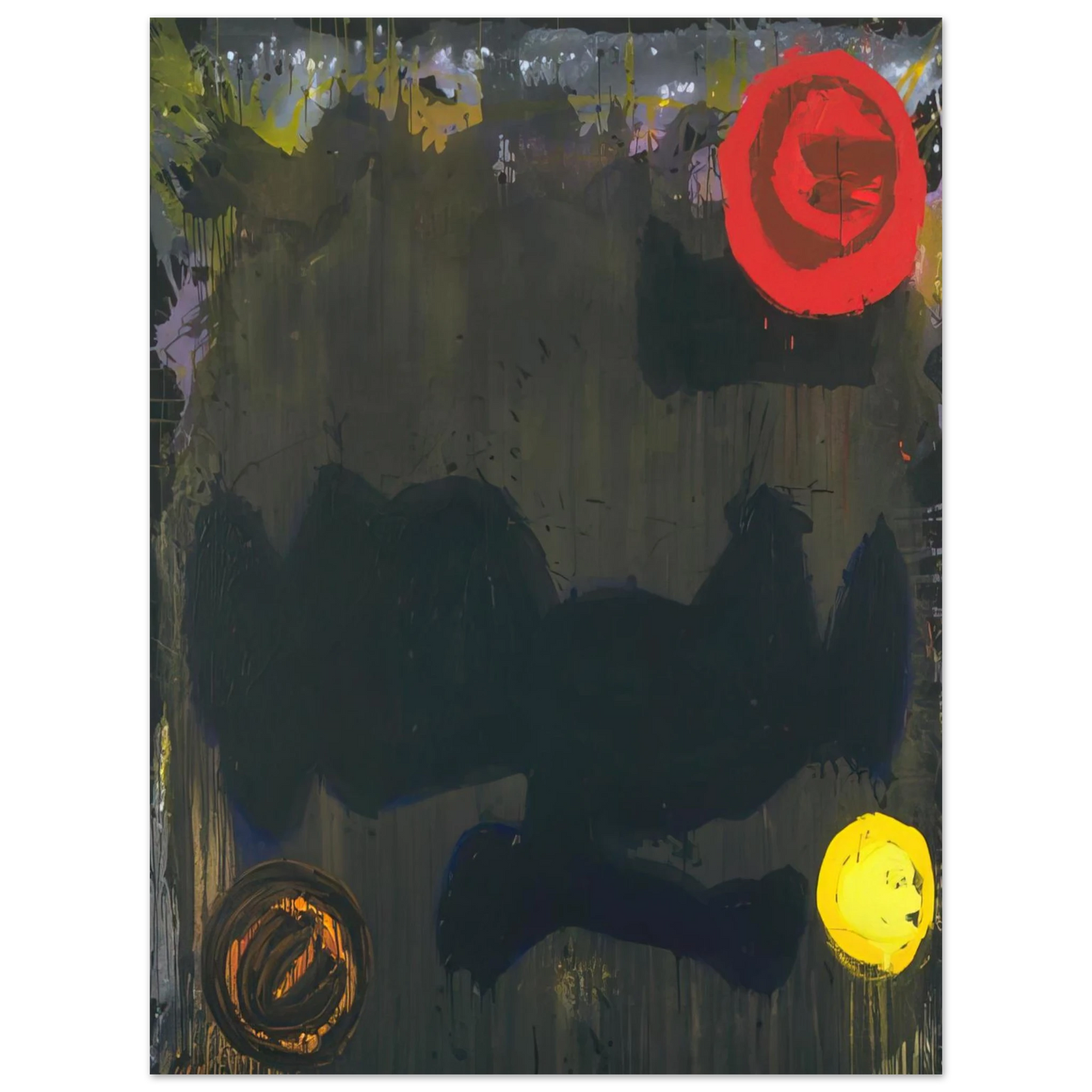 John Hoyland - Gadal 10.11.86 - 1986 Fine Art Poster - Default Title