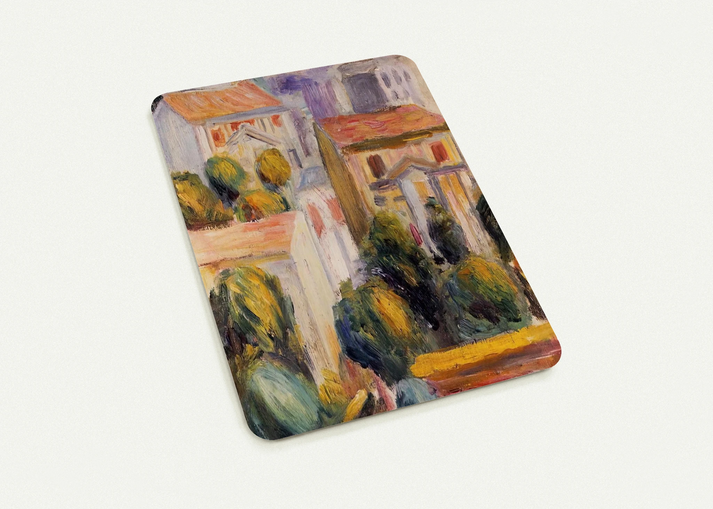House at Cagnes By Pierre-Auguste Renoir Pack of 10 Post Cards | Pierre-Auguste Renoir Post Cards | A6 (10.5 x 14.8 cm) - 4.1 x 5.8 inches