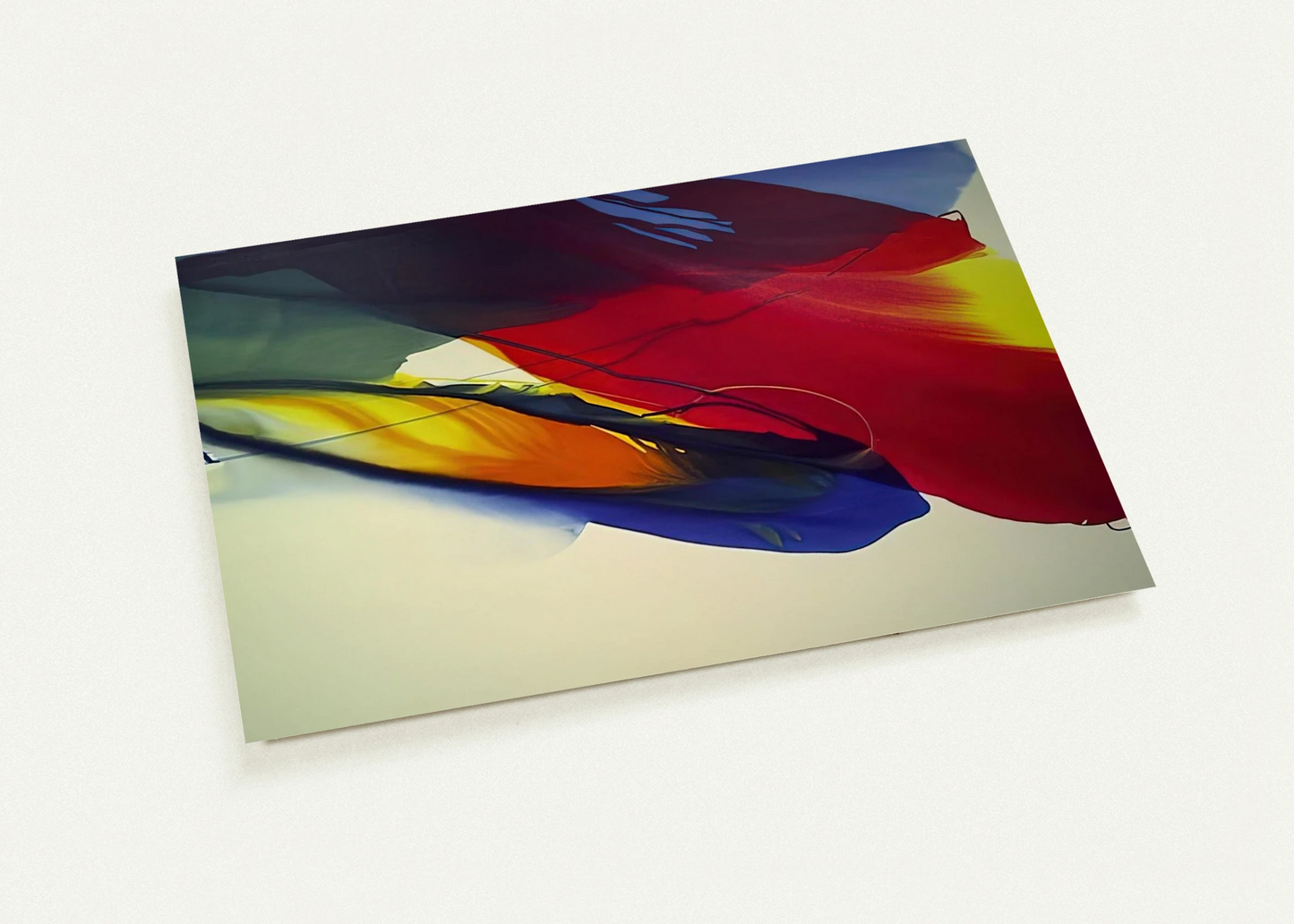 Phenomena Point Swing and Flank - 1964 By Paul Jenkins Pack of 10 Post Cards | Paul Jenkins Post Cards | A6 (10.5 x 14.8 cm) - 4.1 x 5.8 inches