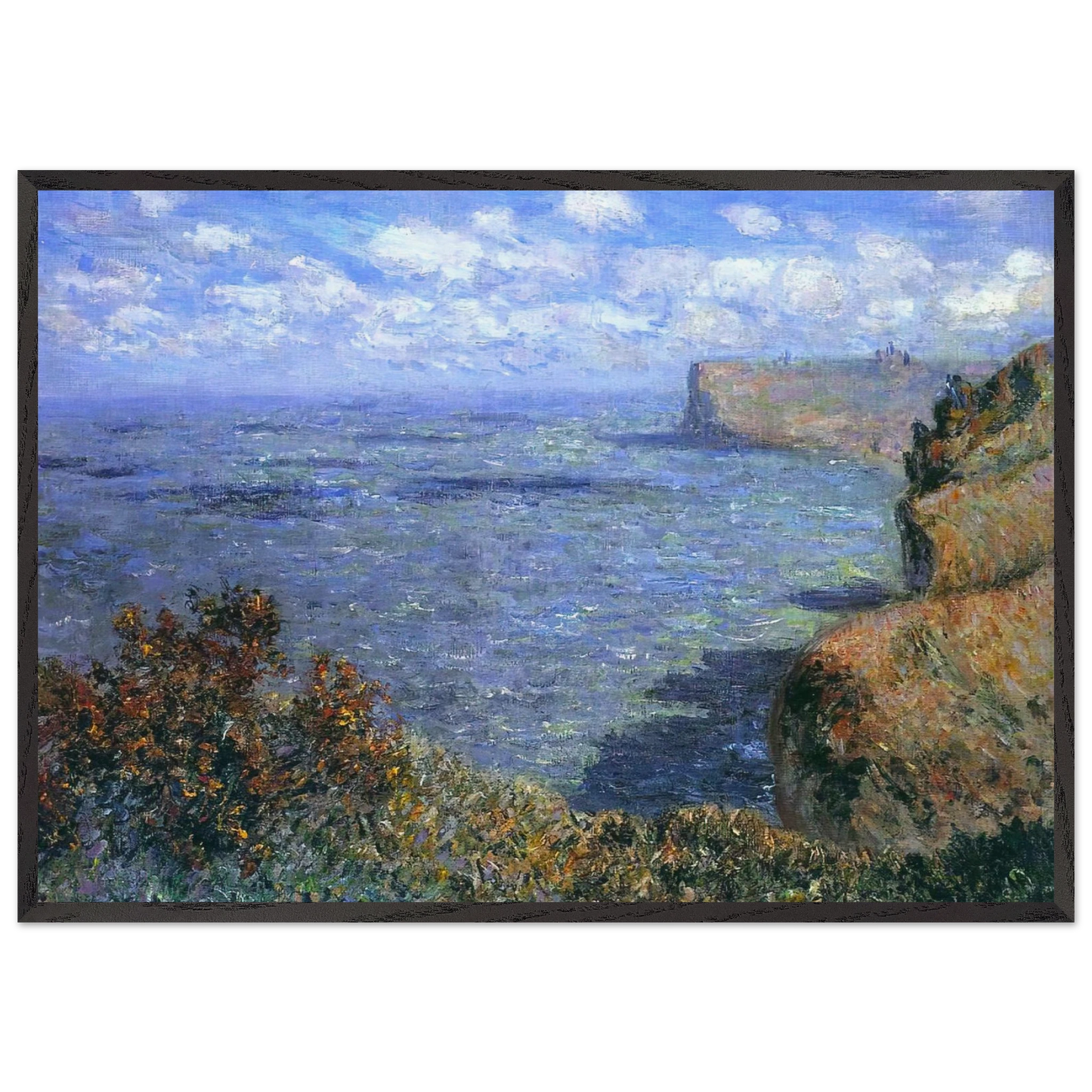 View Taken from Greinval - claude monet Framed Art Print – Black Wooden Frame - Default Title - -Framed Art Print