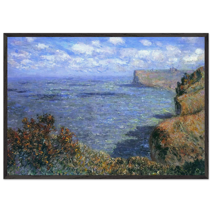 View Taken from Greinval - claude monet 70x100 cm / 28x40 inches Framed Art Print – Black Wooden Frame