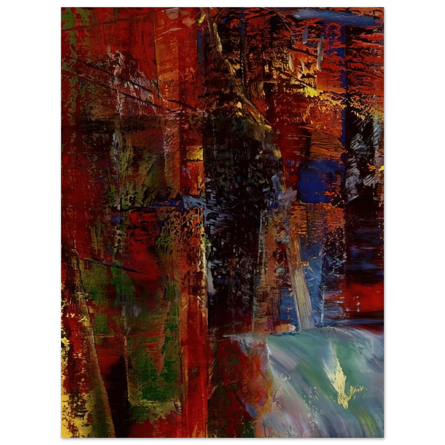 Gerhard Richter - DARK Fine Art Poster - Default Title