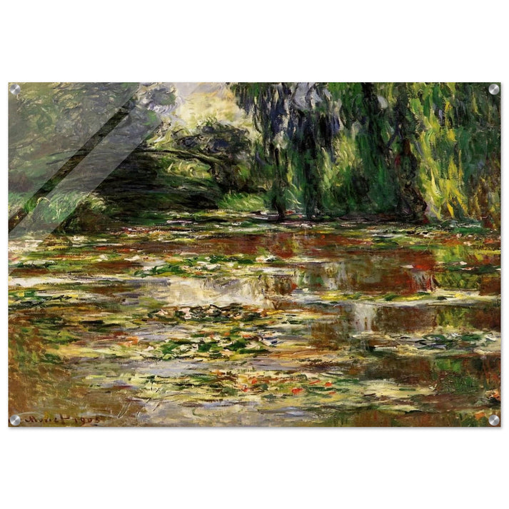 The Japanese Bridge The Bridge over the Water-Lily Pond - claude monet Acrylic Print - 70x100 cm / 28x40″ inches