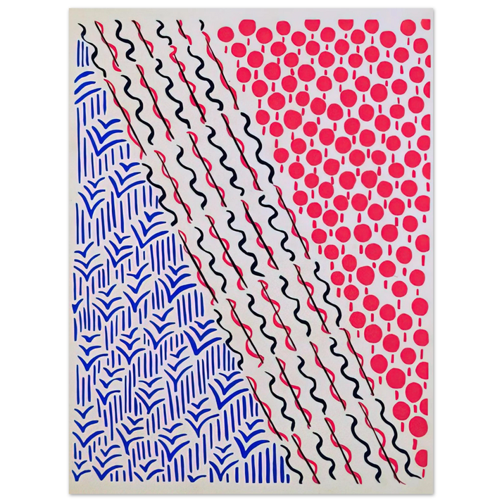 Sonia Delaunay - COMPOSITION 21 75x100 cm / 30x40inches Fine Art Poster