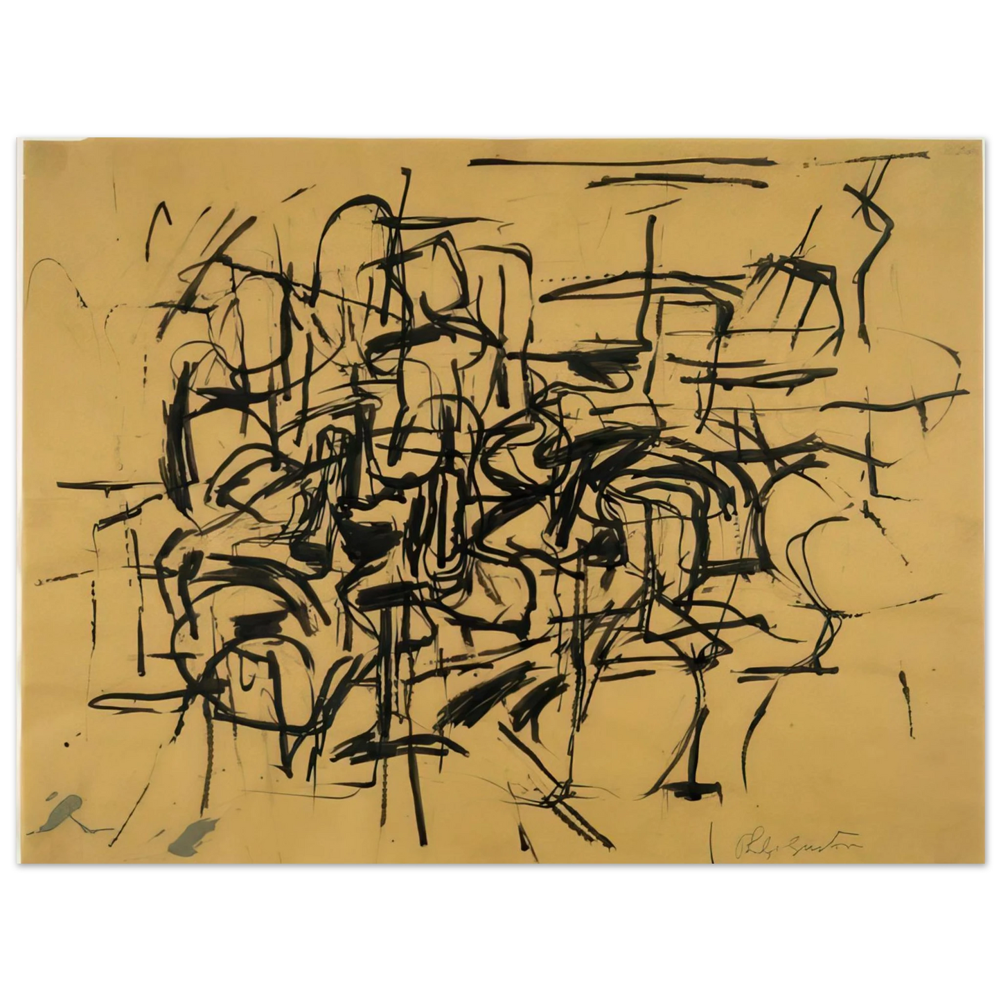 Philip Guston - UNTITLED 3 Fine Art Poster - Default Title