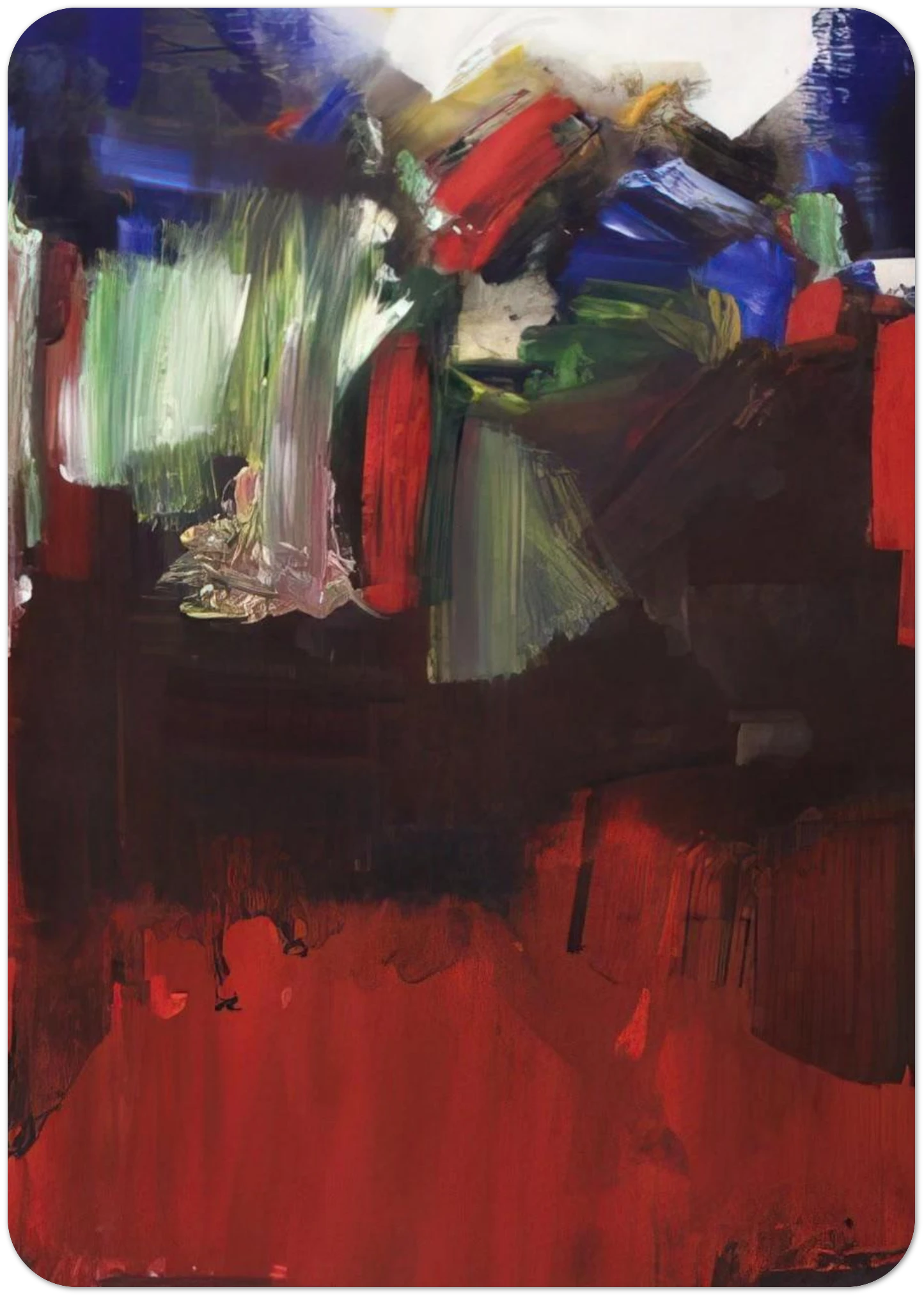 Nulli Secundus By Hans Hofmann Pack of 10 Post Cards | Hans Hofmann Post Cards | A6 (10.5 x 14.8 cm) - 4.1 x 5.8 inches