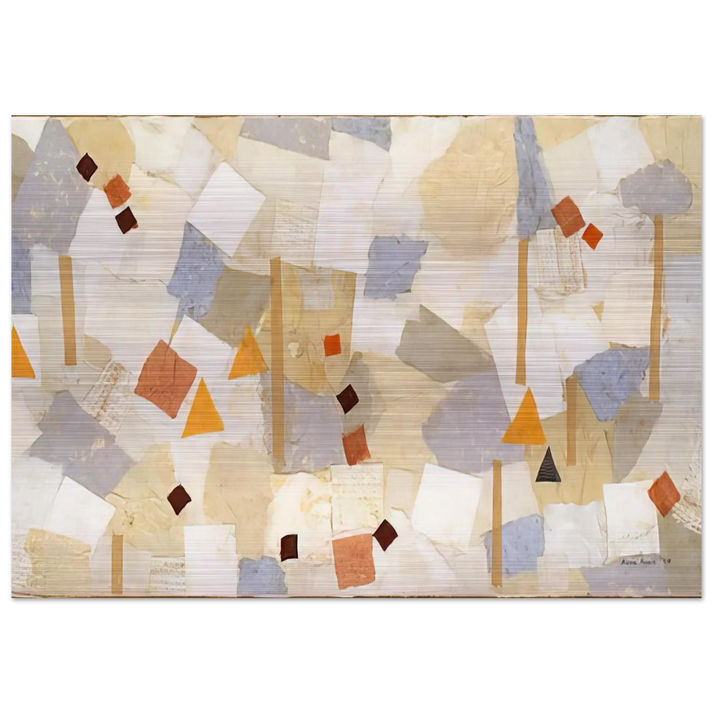 Number 547 - 1954 - Anne Ryan Brushed Aluminum Print - 70x100 cm / 28x40 inches | Anne Ryan Aluminum Print | Anne Ryan Prints