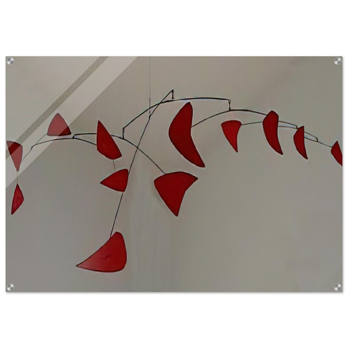 RED MOBILE 1956 - Alexander Calder Acrylic Print - 70x100 cm / 28x40″ inches