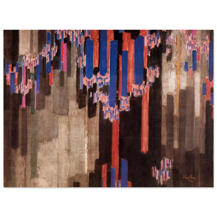Frantisek Kupka - Ordination of verticals 75x100 cm / 30x40inches Fine Art Poster