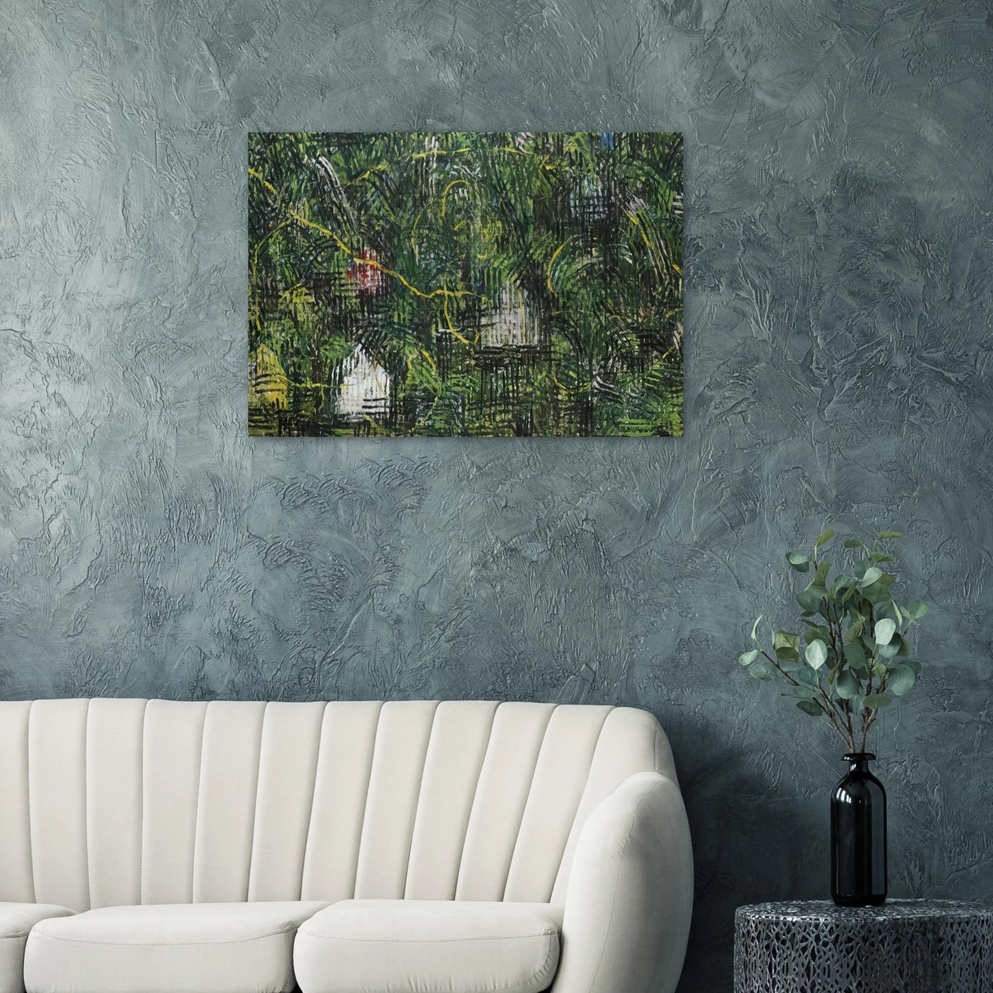 Bee - 1999 - Jennifer Bartlett Brushed Aluminum Print - 70x100 cm / 28x40 inches | Jennifer Bartlett Aluminum Print | Jennifer Bartlett Prints