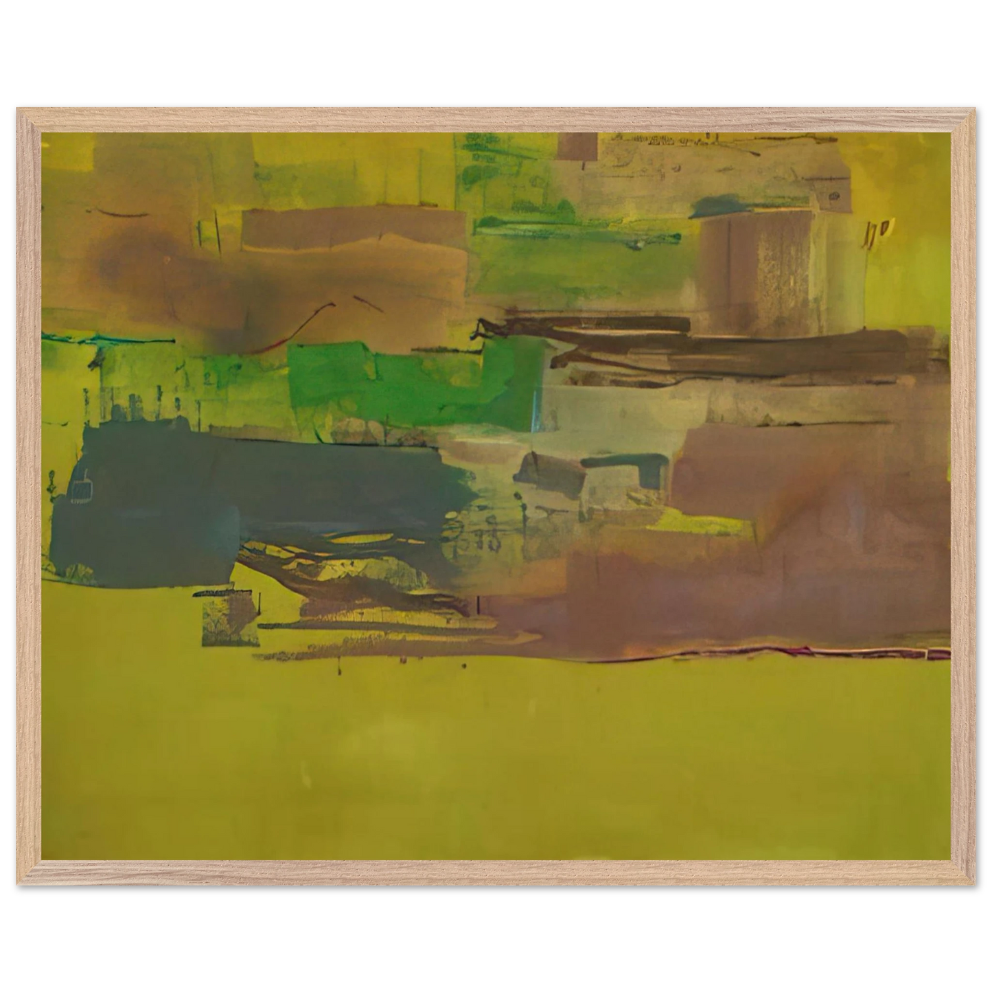 Helen Frankenthaler - August Deep - 1978 Wall art - 70x70 cm / 28x28 inches - Fine Art Poster - -