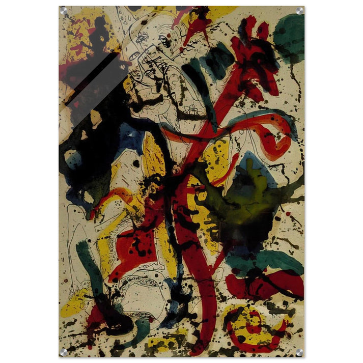UNTITLED 1944 - Jackson Pollock Acrylic Print - 70x100 cm / 28x40″ inches