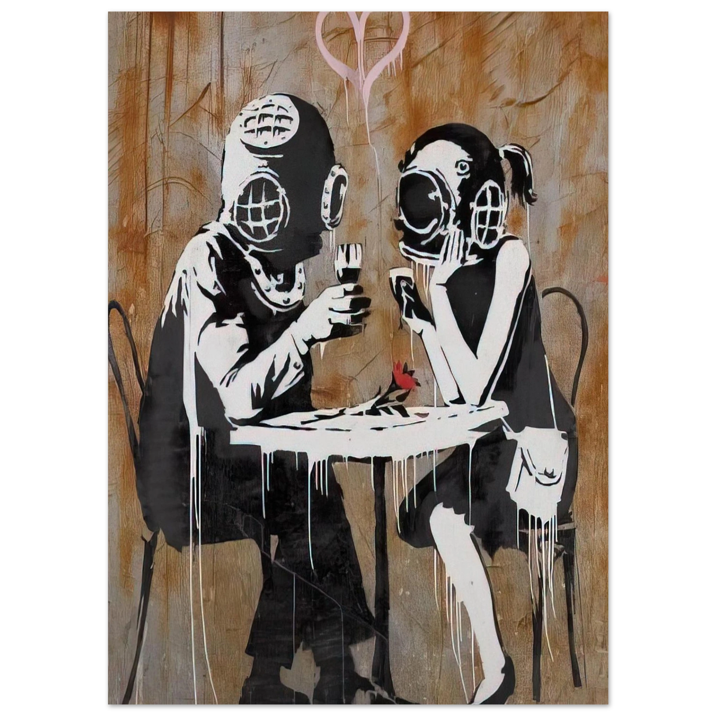 Banksy - THINK TANK 2003 Fine Art Poster - 75x100 cm / 30x40 inches