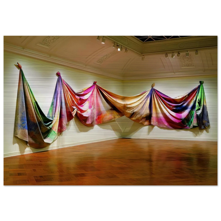 Light Depth - Sam Gilliam Brushed Aluminum Print - 70x100 cm / 28x40 inches | Sam Gilliam Aluminum Print | Sam Gilliam Prints