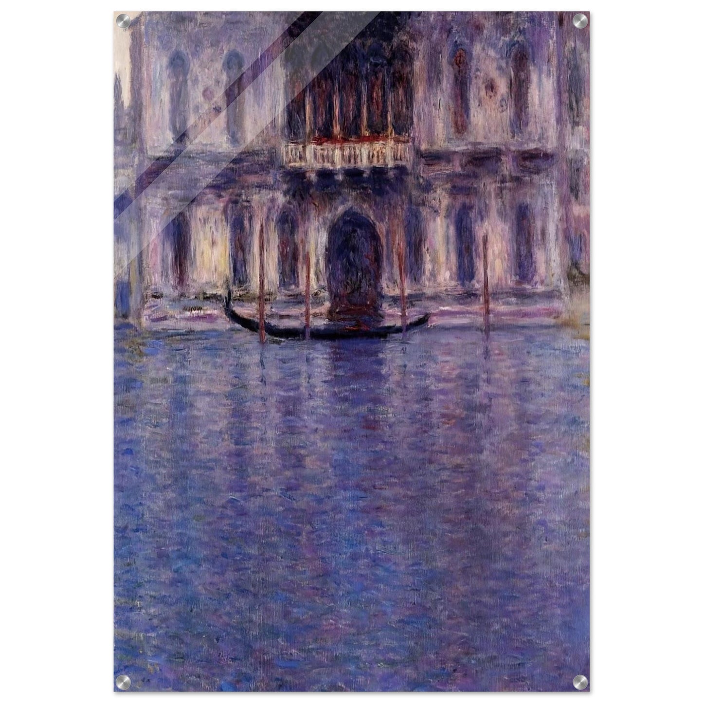 Palazzo Contarini 2 - claude monet Acrylic Print - 70x100 cm / 28x40″ inches