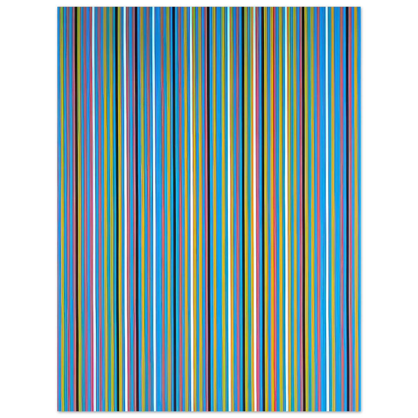 Bridget Riley - ACHEAN 1981 Fine Art Poster - Default Title