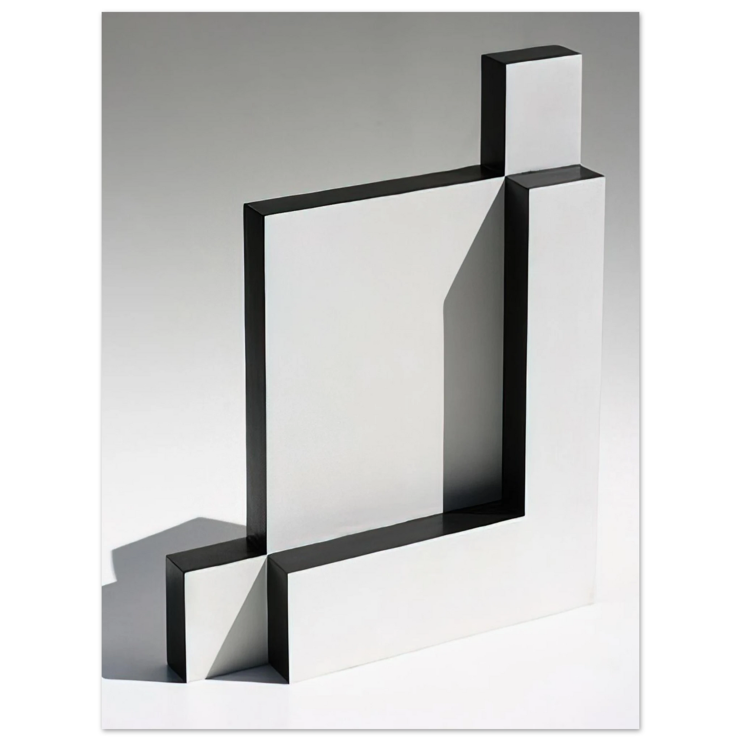 Lygia Pape - White and Black Sculpture - 1965 Fine Art Poster - Default Title