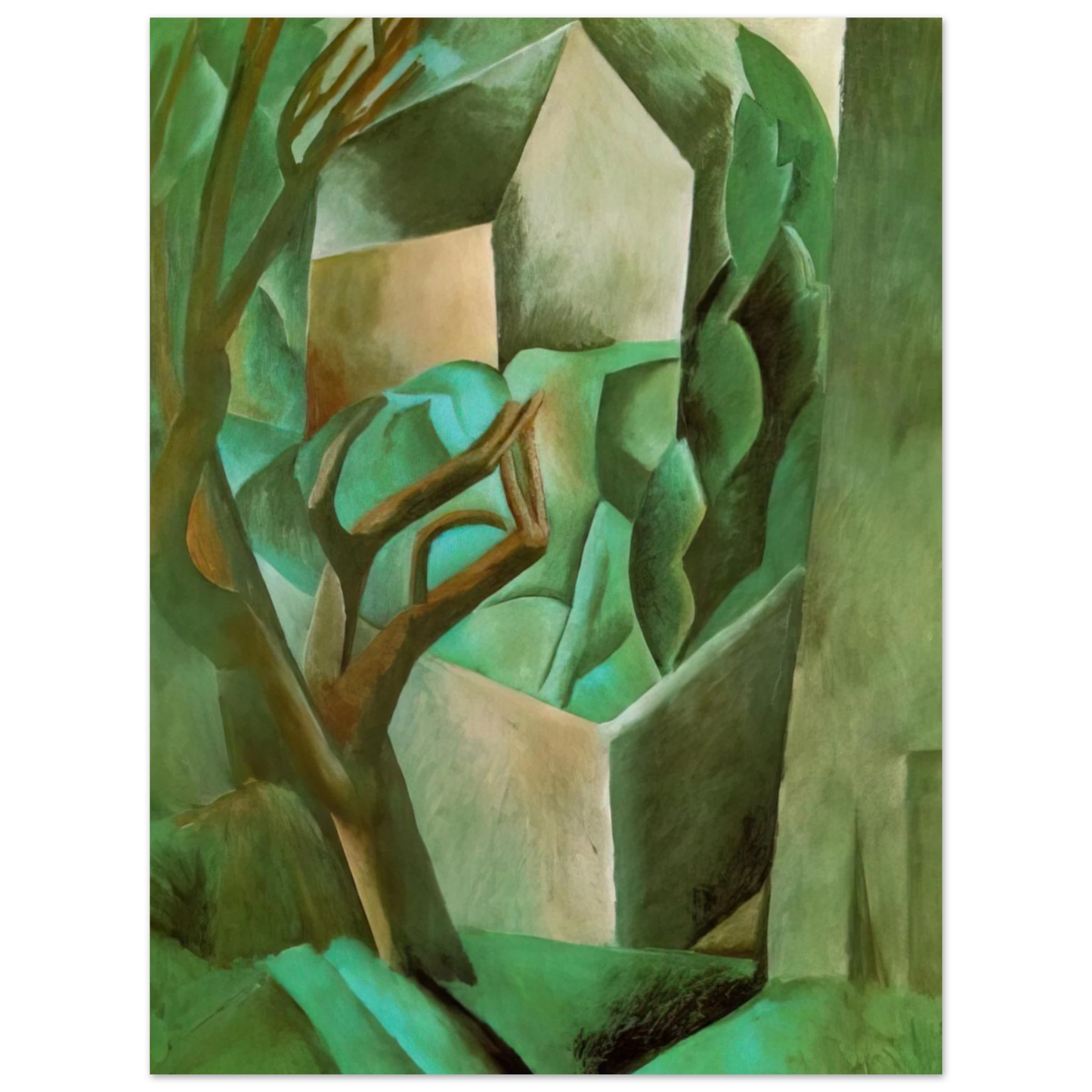 Pablo Picasso - House in the garden Fine Art Poster - Default Title