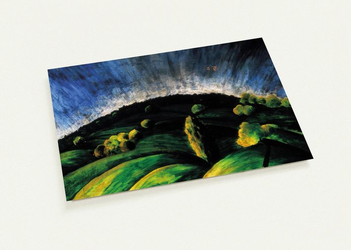 Mountains of Buda By Laszlo Moholy-Nagy Pack of 10 Post Cards | Laszlo Moholy-Nagy Post Cards | A6 (10.5 x 14.8 cm) - 4.1 x 5.8 inches