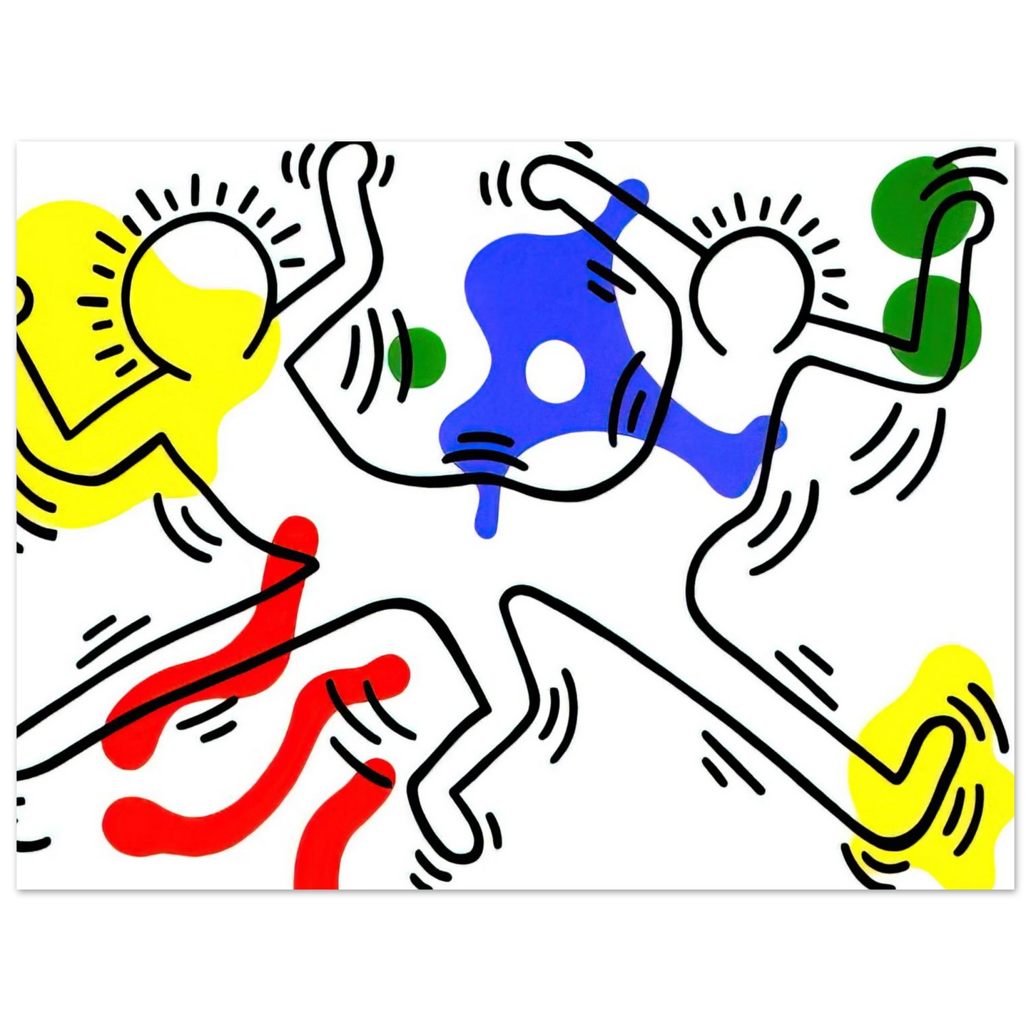 Keith Haring - UNTITLED 1986 Fine Art Poster - Default Title