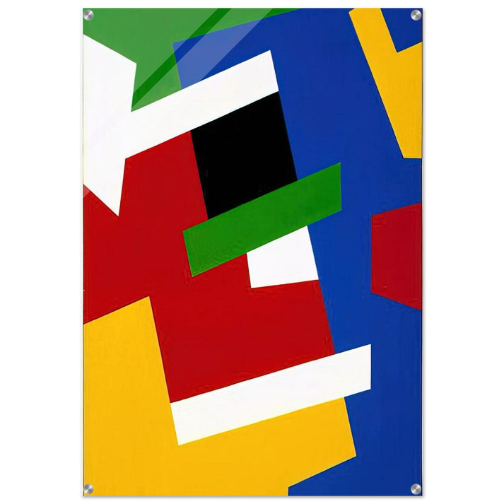 Strates solaires - Fernand Leduc Acrylic Print - 70x100 cm / 28x40″ inches | Fernand Leduc Wall Art | Fernand Leduc Prints