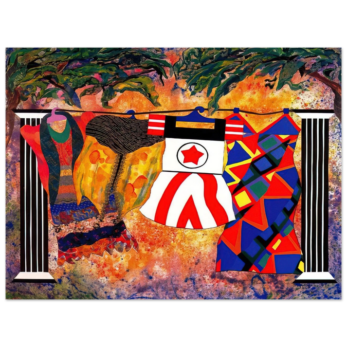 Miriam Schapiro - Yard Sale - 1993 75x100 cm / 30x40inches Fine Art Poster