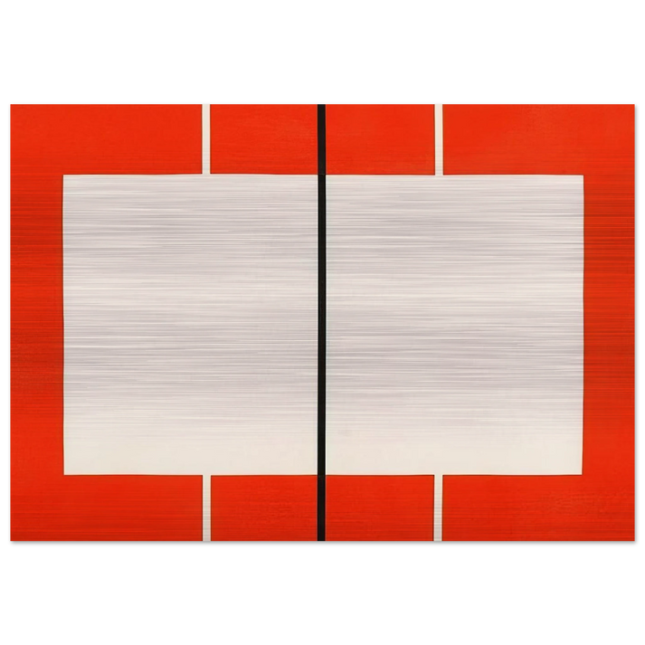 Untitled S. # 199 - 1990 - Donald Judd Brushed Aluminum Print - 70x100 cm / 28x40 inches | Donald Judd Aluminum Print | Donald Judd Prints
