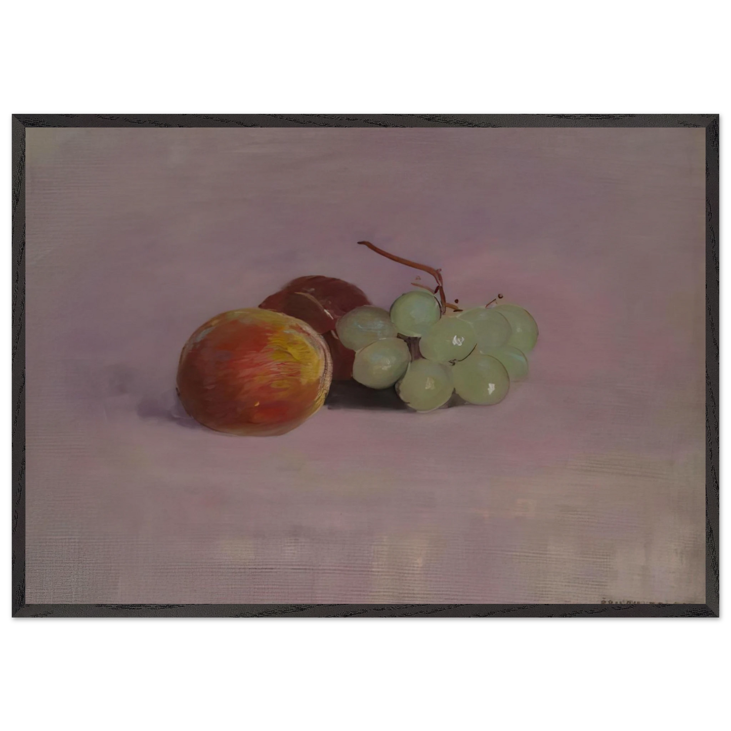 STILL LIFE N9 - Odilon Redon 70x100 cm / 28x40 inches Framed Art Print – Black Wooden Frame