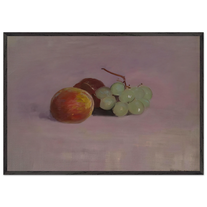 STILL LIFE N9 - Odilon Redon 70x100 cm / 28x40 inches Framed Art Print – Black Wooden Frame