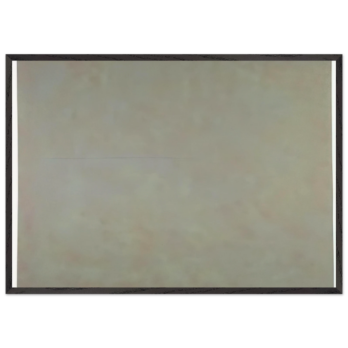 Infinity Field Olympia II - 1969 - Theodoros Stamos 70x100 cm / 28x40 inches Framed Art Print – Black Wooden Frame