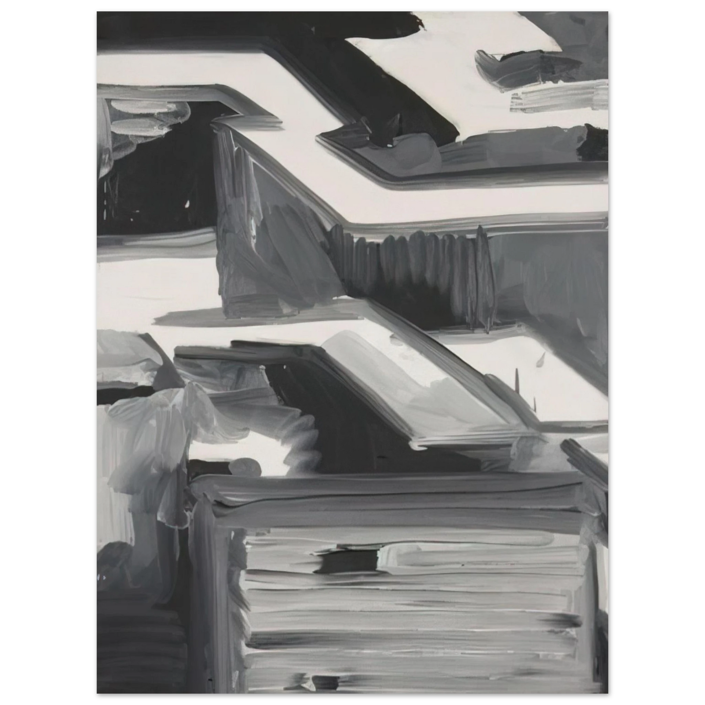 Gerhard Richter - TOWNSCAPE 1968 0 Fine Art Poster - Default Title