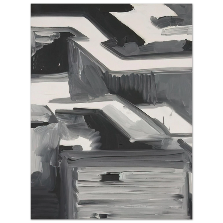 Gerhard Richter - TOWNSCAPE 1968 0 75x100 cm / 30x40inches Fine Art Poster