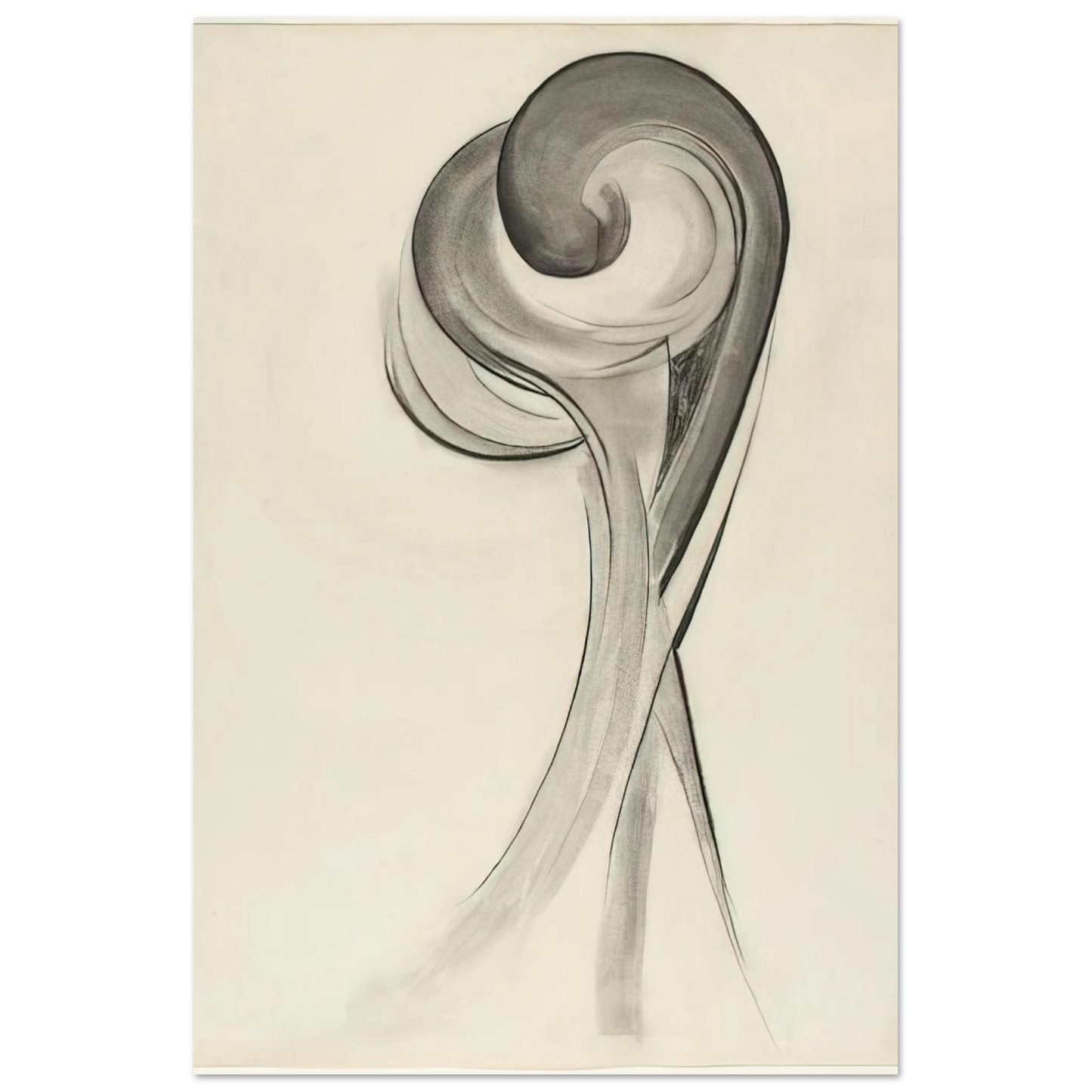 Georgia O'Keeffe - Drawing XII Fine Art Poster - 75x100 cm / 30x40 inches