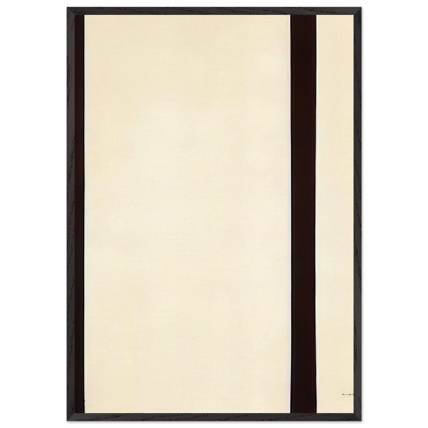 The Station of the Cross - Eighth Station - Barnett Newman Framed Art Print – Black Wooden Frame - Default Title - -Framed Art Print