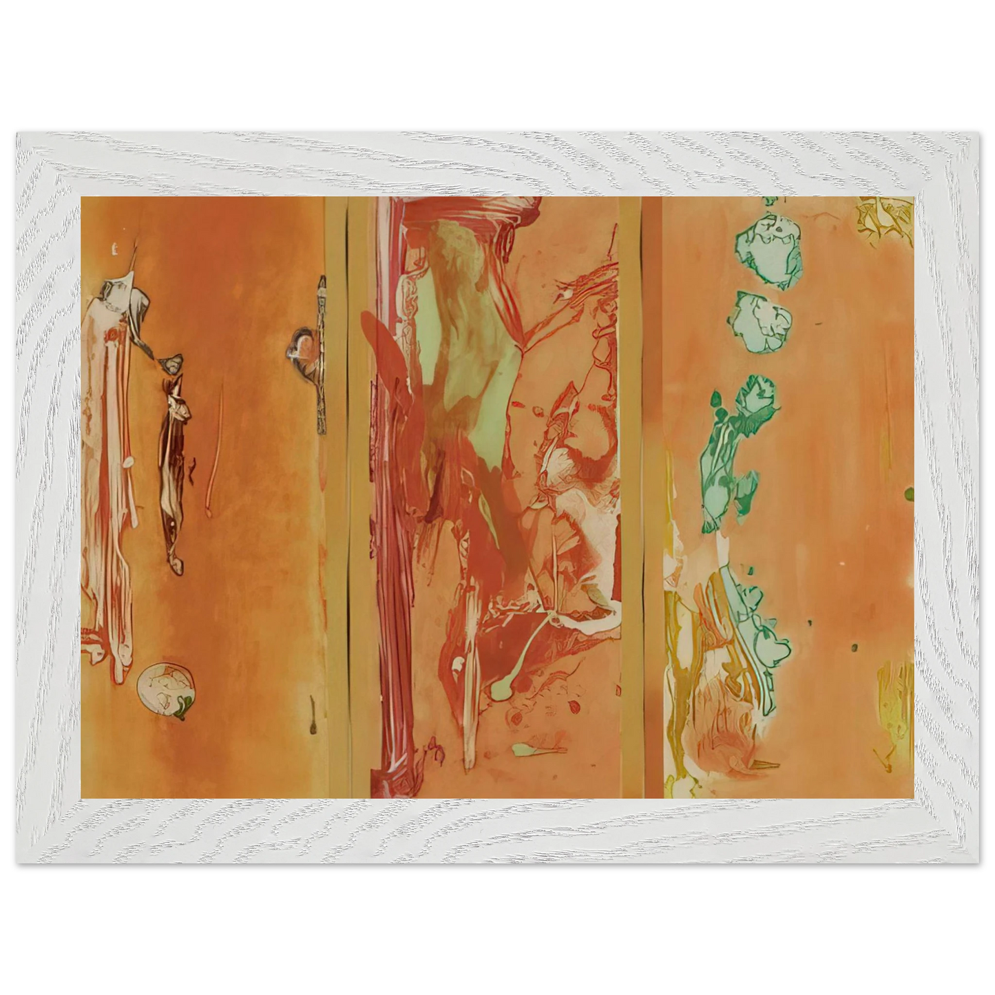 Helen Frankenthaler - Gateway - 1988 Wall art - A3 (29.7 x 42 cm) - Premium Wooden Framed Poster With Fine Art Paper - Wood frame