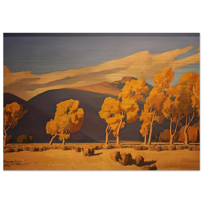 NOVEMBER IN NEVADA 1935 - Maynard Dixon Brushed Aluminum Print - 70x100 cm / 28x40 inches | Maynard Dixon Aluminum Print | Maynard Dixon Prints