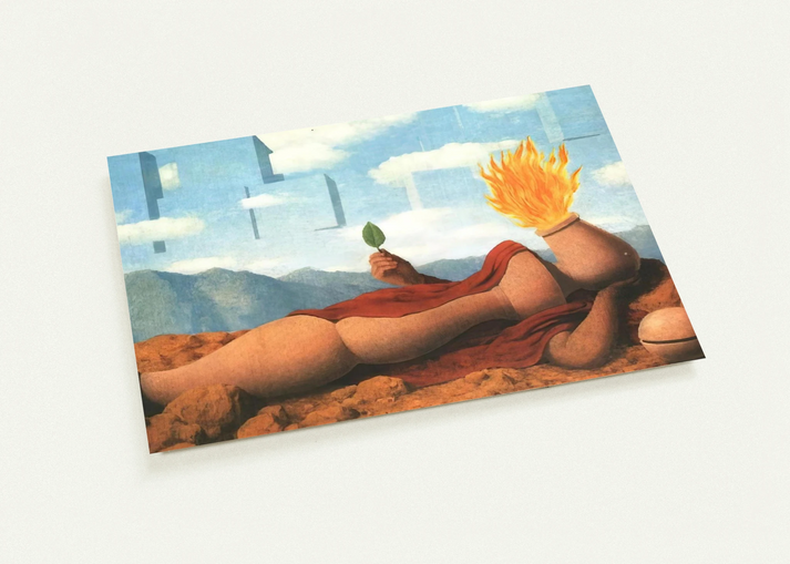 ELEMENTARY COSMOGONY 1949 By Rene Magritte Pack of 10 Post Cards | Rene Magritte Post Cards | A6 (10.5 x 14.8 cm) - 4.1 x 5.8 inches