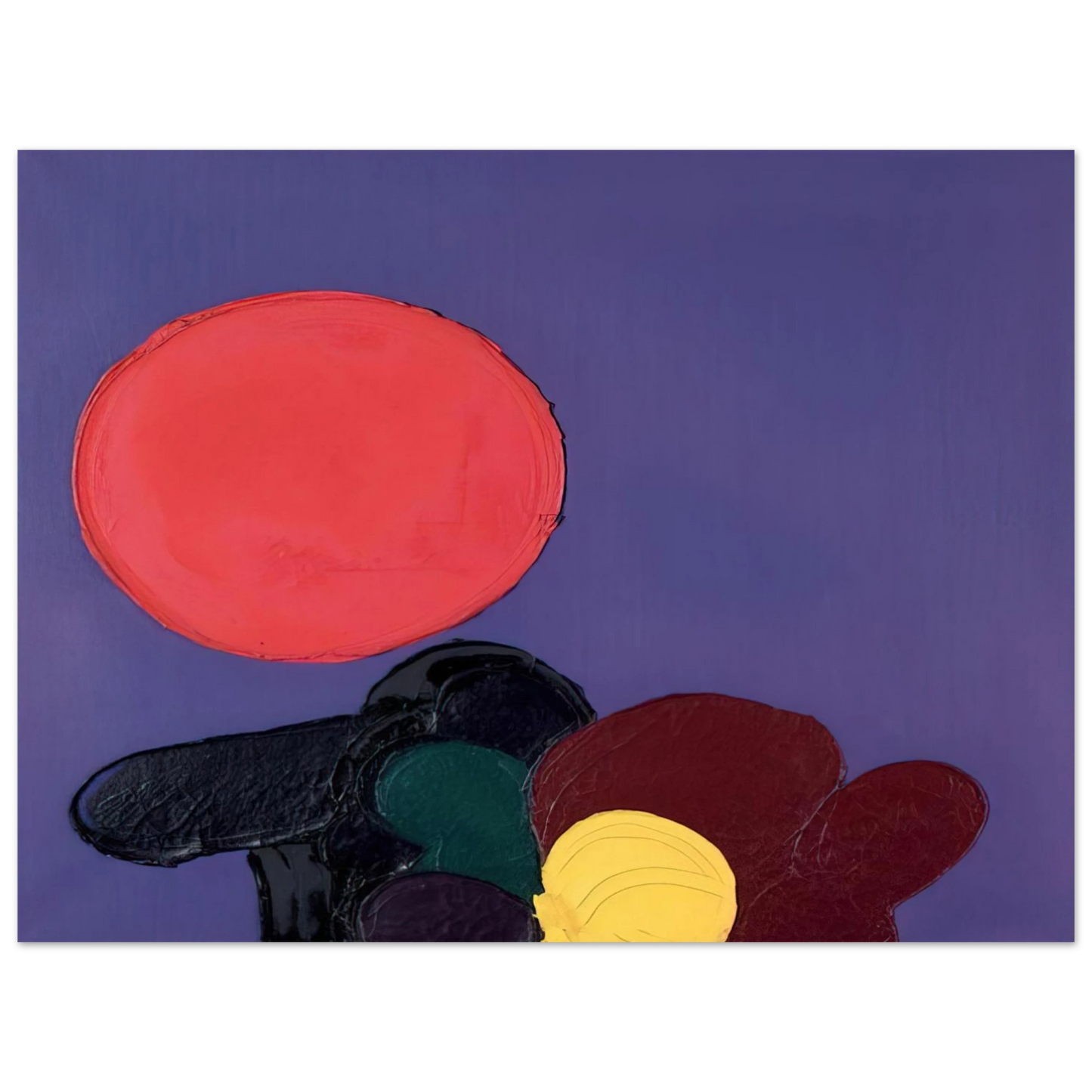 Luis Feito - UNTITLED 1971 Fine Art Poster - Default Title