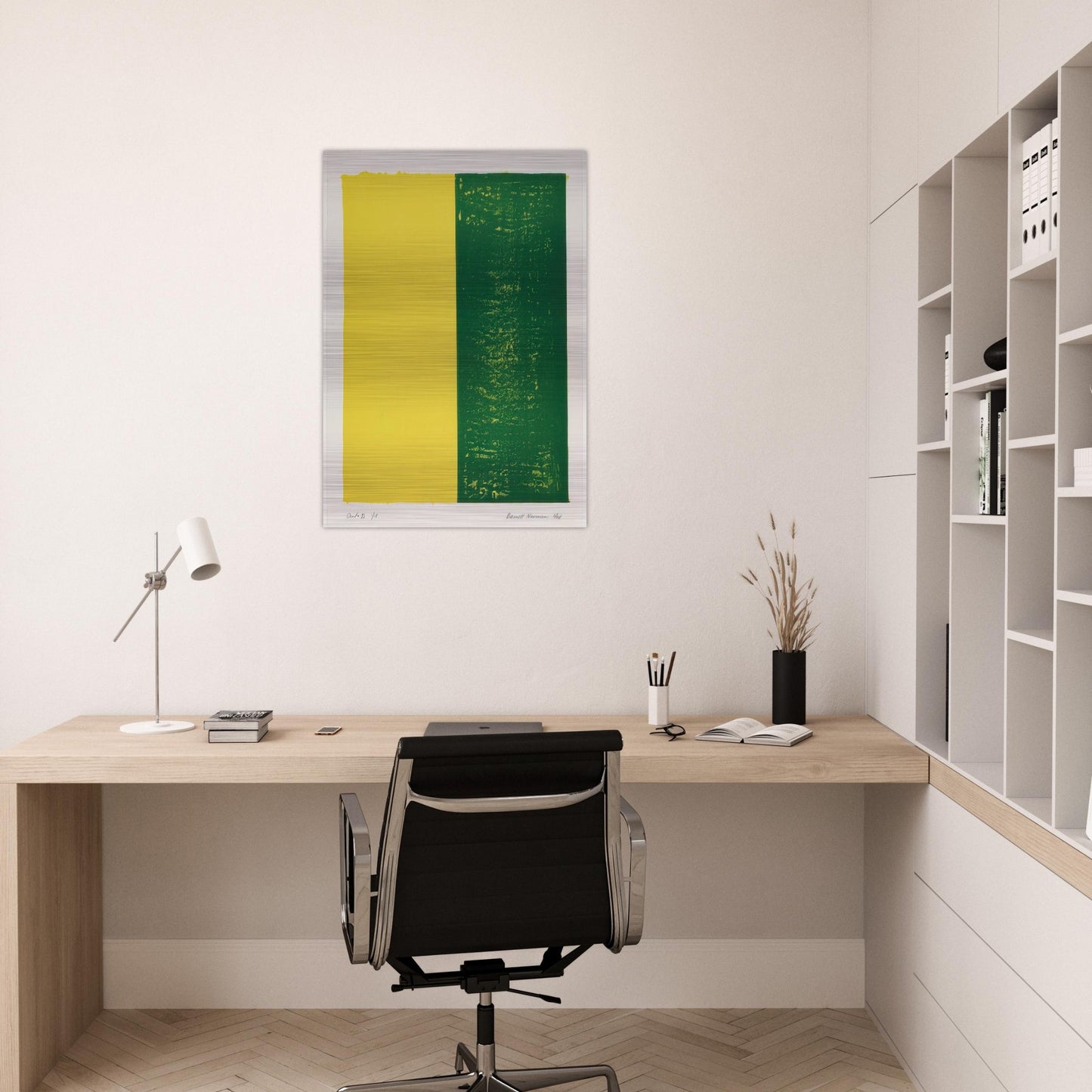 Canto XI - Barnett Newman Brushed Aluminum Print - 70x100 cm / 28x40 inches | Barnett Newman Aluminum Print | Barnett Newman Prints