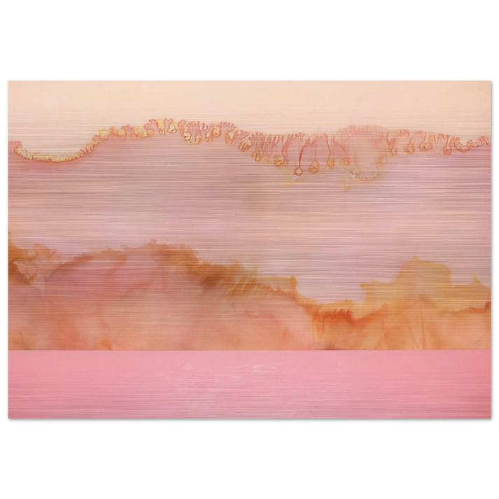 Pale Goddess - 1978 - Ronnie Landfield Brushed Aluminum Print - 70x100 cm / 28x40 inches | Ronnie Landfield Aluminum Print | Ronnie Landfield Prints