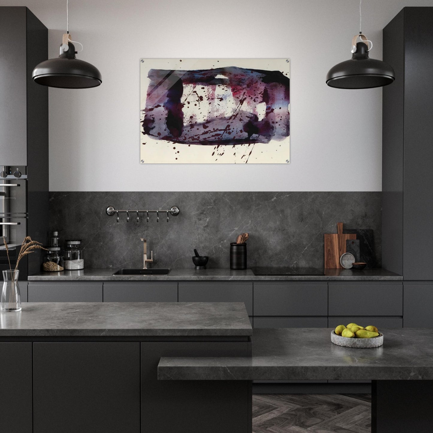 Untitled SF76-176 - Sam Francis Acrylic Print - 70x100 cm / 28x40″ inches | Sam Francis Wall Art | Sam Francis Prints