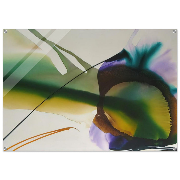 Phenomena Amber Sight - 1968 - Paul Jenkins Acrylic Print - 70x100 cm / 28x40″ inches