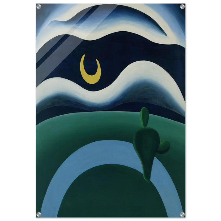 The Moon - Tarsila do Amaral Acrylic Print - 70x100 cm / 28x40″ inches