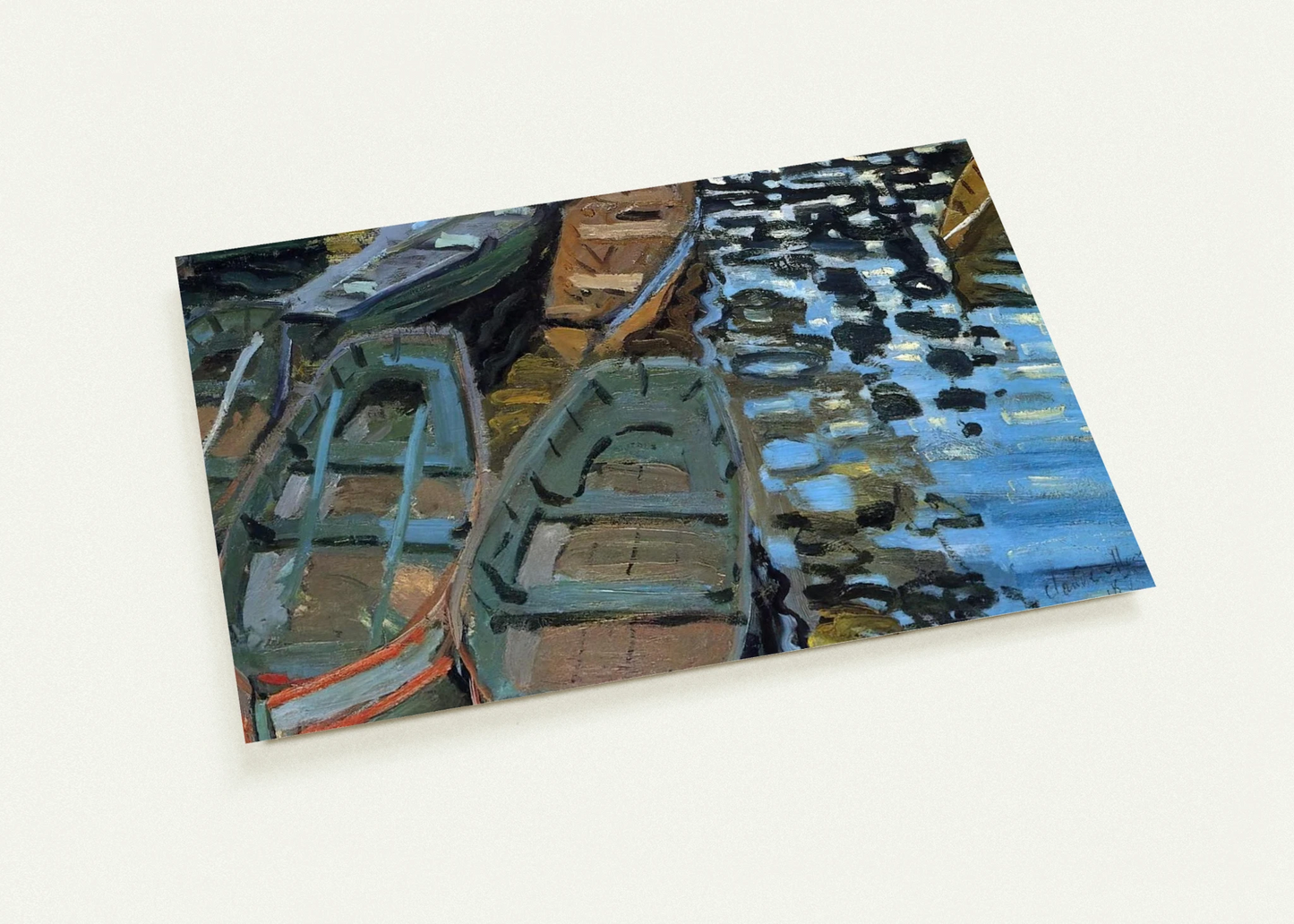 Bathers at La Grenouillere By claude monet Pack of 10 Post Cards | claude monet Post Cards | A6 (10.5 x 14.8 cm) - 4.1 x 5.8 inches