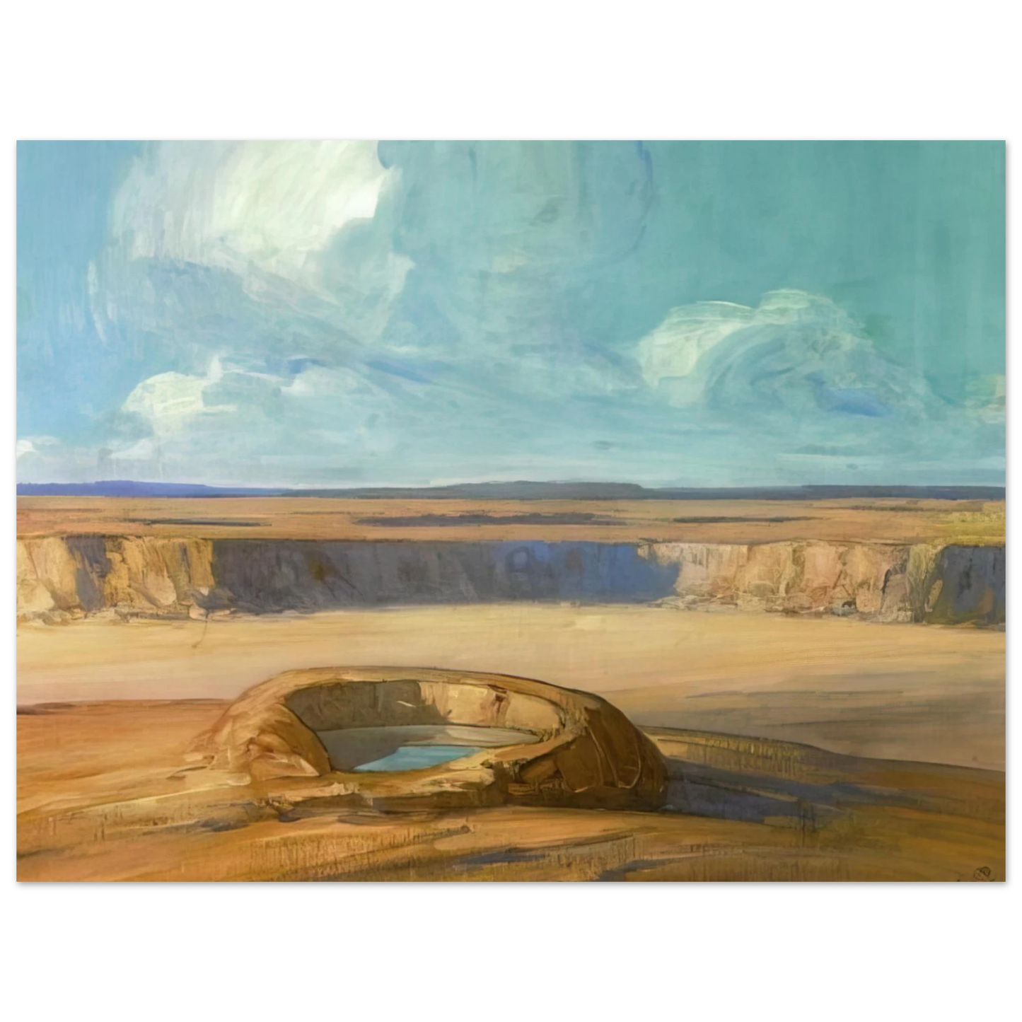Xavier Martinez - The Waterhole - Tonalism Fine Art Poster - Default Title