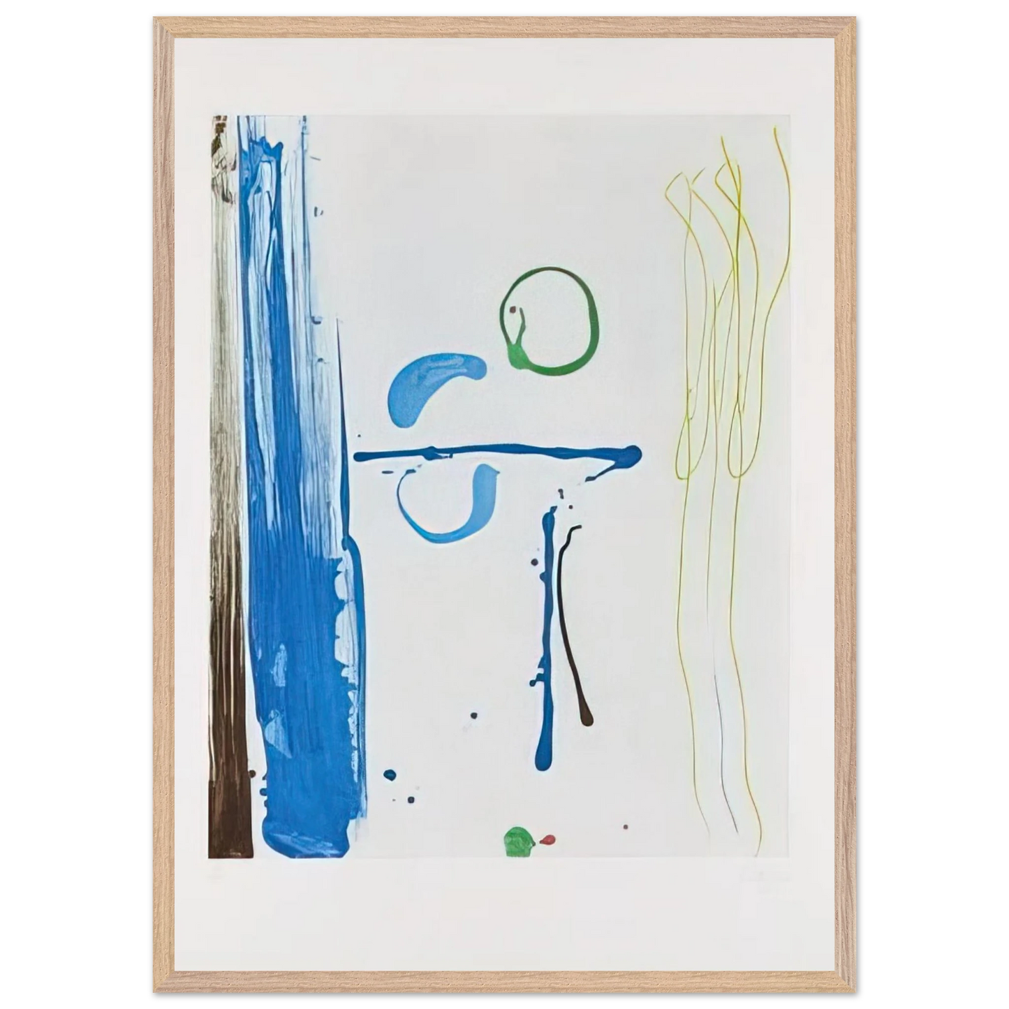 Helen Frankenthaler - Sunshine After Rain - 1987 Wall art - 70x100 cm / 28x40 inches - Fine Art Poster - -