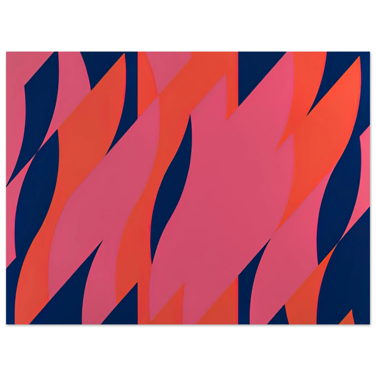 Bridget Riley - RED WITH RED 1 2007 Fine Art Poster - Default Title