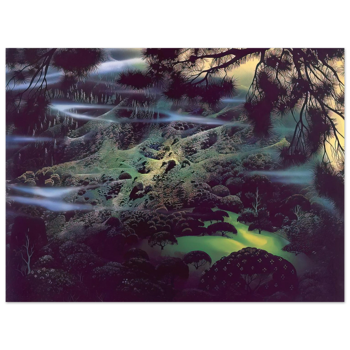Eyvind Earle - Symphonic Fantasy 75x100 cm / 30x40inches Fine Art Poster