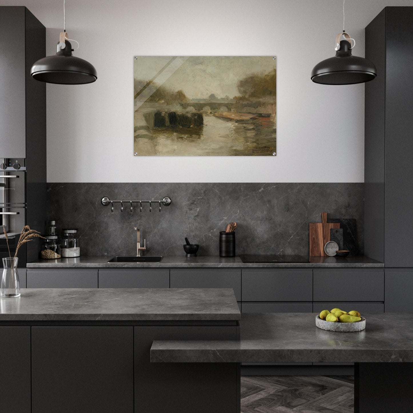 LE PONT 1895 - Henri Matisse Acrylic Print - 70x100 cm / 28x40″ inches