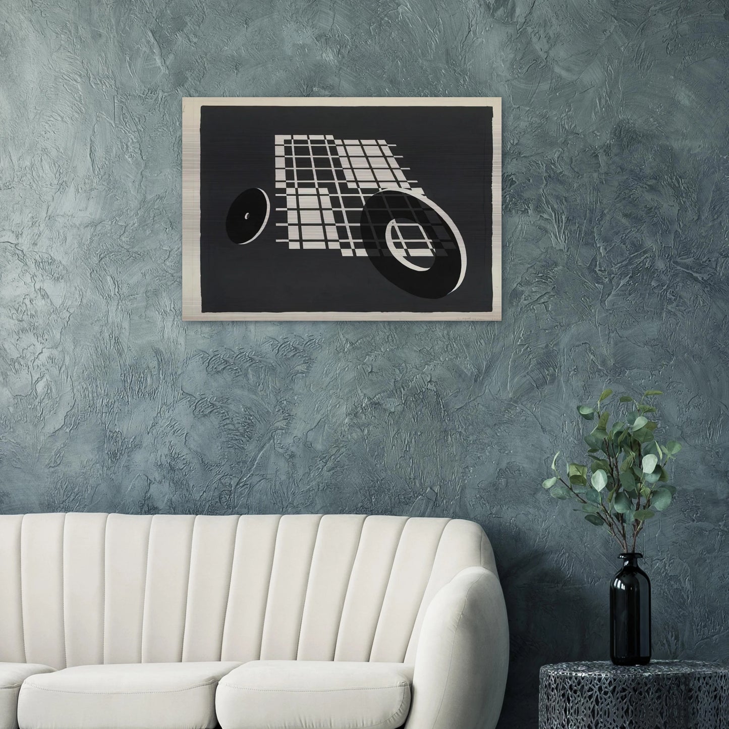 ROLLING AFTER 1928 - Josef Albers Brushed Aluminum Print - 70x100 cm / 28x40 inches | Josef Albers Aluminum Print | Josef Albers Prints